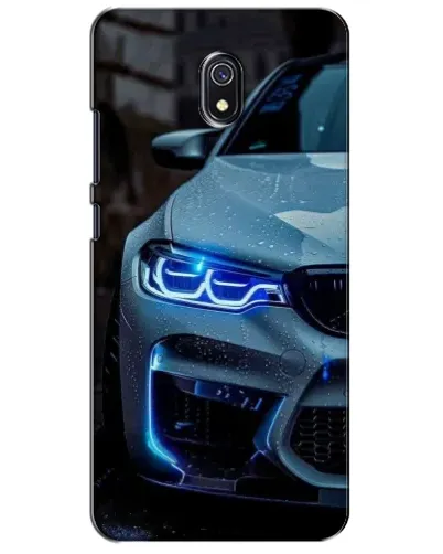 Чохол для Xiaomi Redmi 8A з картинкою «Погляд BMW з синіми фарами» Чохол для Xiaomi Redmi 8A з картинкою «Погляд BMW з синіми фарами»