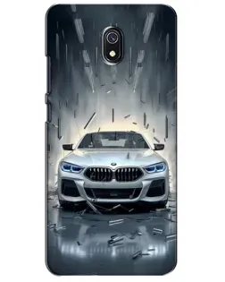 Чохол для Xiaomi Redmi 8A з картинкою «BMW у світлі фар»