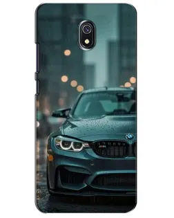 Чохол для Xiaomi Redmi 8A з картинкою «BMW у вогнях міста»