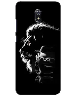 Чохол для Xiaomi Redmi 8A з картинкою «BMW та лев»