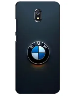 Чохол для Xiaomi Redmi 8A з картинкою «Логотип BMW — мінімалізм»