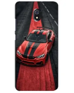 Чохол для Xiaomi Redmi 8A з картинкою «BMW на червоній доріжці»