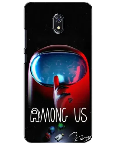 Чехол для Xiaomi Redmi 8A с картинкой «Красный импостер — макро» Чехол для Xiaomi Redmi 8A с картинкой «Красный импостер — макро»