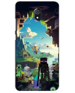 Чохол для Xiaomi Redmi 8A з картинкою «Ендермен у лісі»