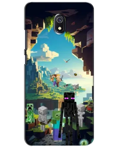 Чохол для Xiaomi Redmi 8A з картинкою «Ендермен у лісі»