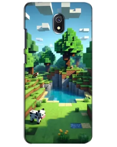 Чохол для Xiaomi Redmi 8A з картинкою «Minecraft літній день»