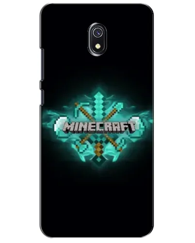 Чохол для Xiaomi Redmi 8A з картинкою «Minecraft Diamond лого»