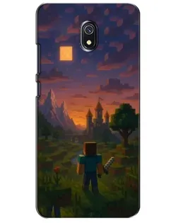Чохол для Xiaomi Redmi 8A з картинкою «Стів біля вежі»