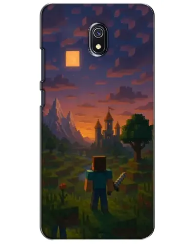 Чохол для Xiaomi Redmi 8A з картинкою «Стів біля вежі» Чохол для Xiaomi Redmi 8A з картинкою «Стів біля вежі»