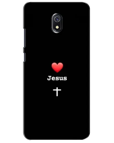 Чохол для Xiaomi Redmi 8A з картинкою «Серце - Jesus»