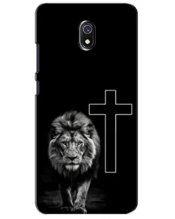 Чохол для Xiaomi Redmi 8A з картинкою «Лев та Хрест»