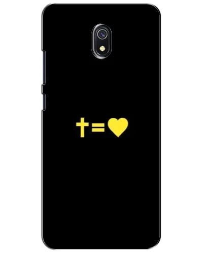 Чохол для Xiaomi Redmi 8A з картинкою «Серце та Хрест»