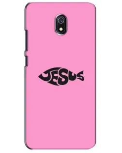 Чохол для Xiaomi Redmi 8A з картинкою «Рожевий символ Jesus»
