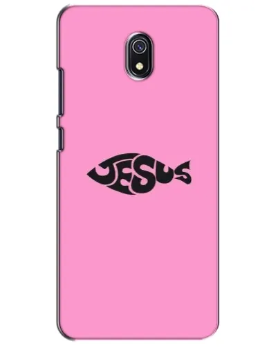 Чохол для Xiaomi Redmi 8A з картинкою «Рожевий символ Jesus»