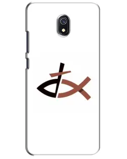 Чохол для Xiaomi Redmi 8A з картинкою «Риба та хрест»