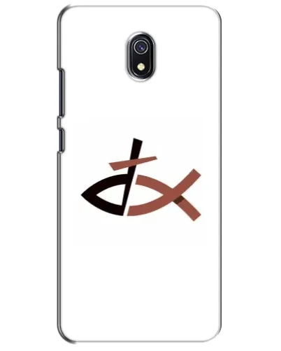 Чохол для Xiaomi Redmi 8A з картинкою «Риба та хрест»