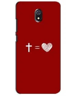 Чехол для Xiaomi Redmi 8A с картинкой «Уравнение любви» Чехол для Xiaomi Redmi 8A с картинкой «Уравнение любви»