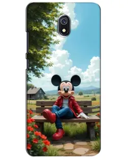 Чехол для Xiaomi Redmi 8A с картинкой «Микки на скамейке» Чехол для Xiaomi Redmi 8A с картинкой «Микки на скамейке»