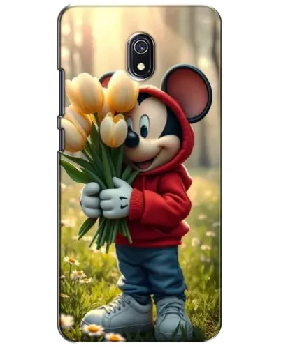 Чохол для Xiaomi Redmi 8A з картинкою «Міккі з тюльпанами» Чохол для Xiaomi Redmi 8A з картинкою «Міккі з тюльпанами»