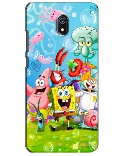 Чехол для Xiaomi Redmi 8A с картинкой «Губка Боб и друзья» Чехол для Xiaomi Redmi 8A с картинкой «Губка Боб и друзья»
