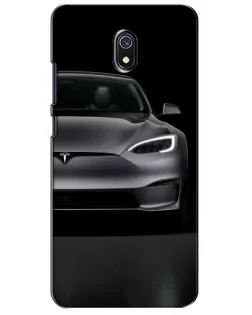 Чохол для Xiaomi Redmi 8A з картинкою «Tesla Model S Look»