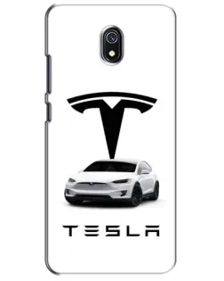 Чехол для Xiaomi Redmi 8A с картинкой «Tesla White Style» Чехол для Xiaomi Redmi 8A с картинкой «Tesla White Style»