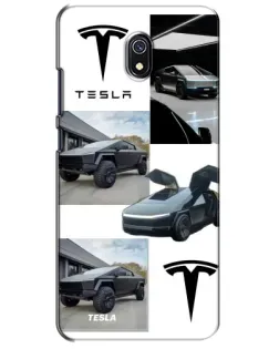 Чехол для Xiaomi Redmi 8A с картинкой «Коллаж Cybertruck Tesla» Чехол для Xiaomi Redmi 8A с картинкой «Коллаж Cybertruck Tesla»