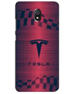 Чехол для Xiaomi Redmi 8A с картинкой «Тесла красный карбон» Чехол для Xiaomi Redmi 8A с картинкой «Тесла красный карбон»