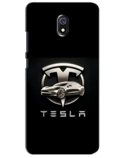 Чехол для Xiaomi Redmi 8A с картинкой «Tesla — серебристое авто» Чехол для Xiaomi Redmi 8A с картинкой «Tesla — серебристое авто»