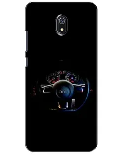 Чохол для Xiaomi Redmi 8A з картинкою «Салон Audi — кермо»