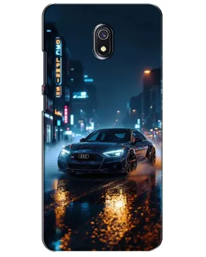 Чохол для Xiaomi Redmi 8A з картинкою «Нічне місто та Audi» Чохол для Xiaomi Redmi 8A з картинкою «Нічне місто та Audi»