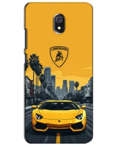 Чохол для Xiaomi Redmi 8A з картинкою «Жовтий Lamborghini місто» Чохол для Xiaomi Redmi 8A з картинкою «Жовтий Lamborghini місто»