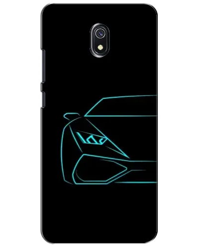 Чохол для Xiaomi Redmi 8A з картинкою «Блакитний силует Lamborghini» Чохол для Xiaomi Redmi 8A з картинкою «Блакитний силует Lamborghini»