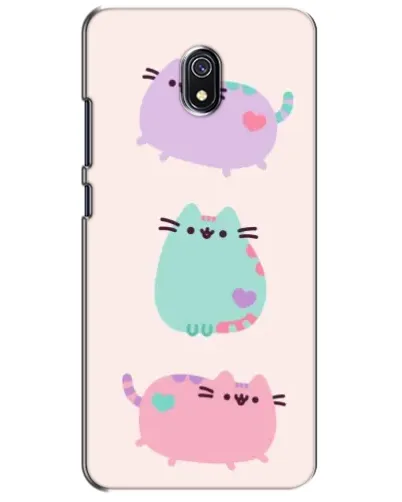Чохол для Xiaomi Redmi 8A з картинкою «Pusheen тріо» Чохол для Xiaomi Redmi 8A з картинкою «Pusheen тріо»