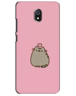 Чохол для Xiaomi Redmi 8A з картинкою «Pusheen серце»