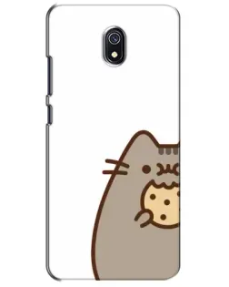 Чохол для Xiaomi Redmi 8A з картинкою «Пушин з печивом»