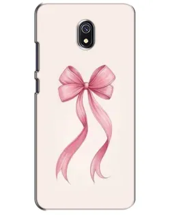 Чохол для Xiaomi Redmi 8A з картинкою «Рожевий бант»