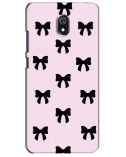 Чохол для Xiaomi Redmi 8A з картинкою «Чорні банти Coquette»