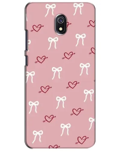 Чохол для Xiaomi Redmi 8A з картинкою «Серця та банти» Чохол для Xiaomi Redmi 8A з картинкою «Серця та банти»