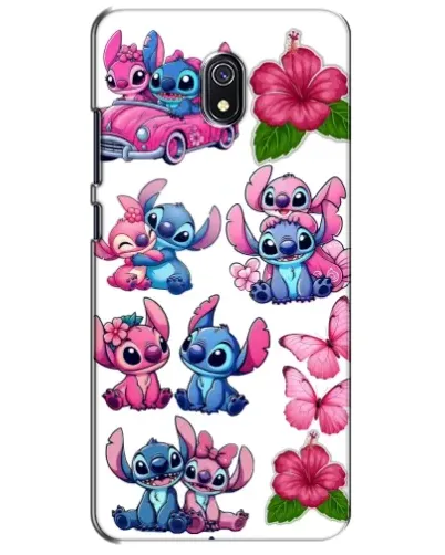 Чохол для Xiaomi Redmi 8A з картинкою «Стікери Stitch та Angel»