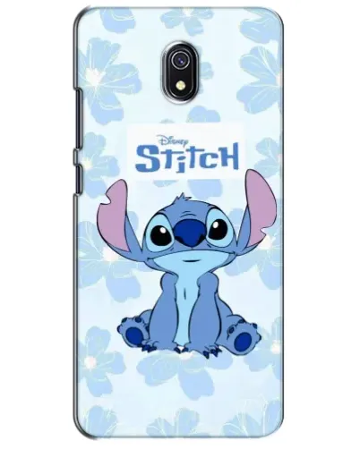 Чохол для Xiaomi Redmi 8A з картинкою «Stitch серед квітів»