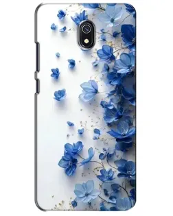 Чохол для Xiaomi Redmi 8A з картинкою «Блакитний квітковий каскад»