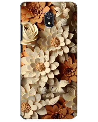 Чохол для Xiaomi Redmi 8A з картинкою «Бежевий флористичний декор» Чохол для Xiaomi Redmi 8A з картинкою «Бежевий флористичний декор»