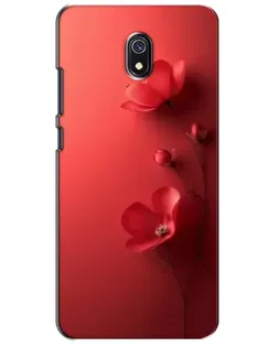 Чохол для Xiaomi Redmi 8A з картинкою «Макові суцвіття»