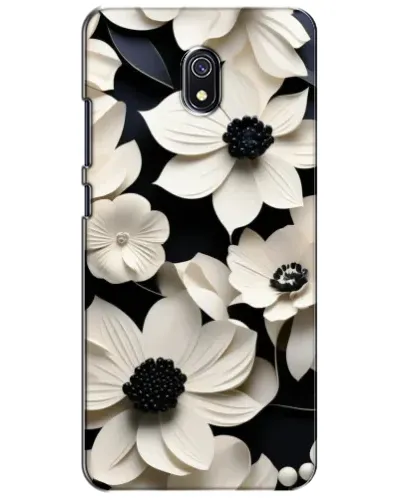 Чохол для Xiaomi Redmi 8A з картинкою «Об'ємні білі квіти» Чохол для Xiaomi Redmi 8A з картинкою «Об'ємні білі квіти»