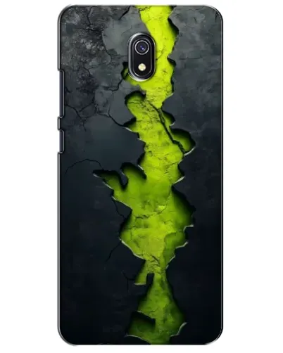 Чохол для Xiaomi Redmi 8A з картинкою «Салатовий розлом скелі»