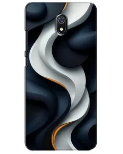 Чохол для Xiaomi Redmi 8A з картинкою «Об'ємні чорно-білі стрічки» Чохол для Xiaomi Redmi 8A з картинкою «Об'ємні чорно-білі стрічки»