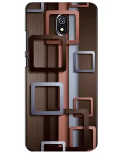 Чохол для Xiaomi Redmi 8A з картинкою «Коричневі об'ємні квадрати» Чохол для Xiaomi Redmi 8A з картинкою «Коричневі об'ємні квадрати»