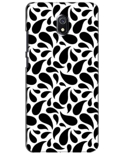 Чохол для Xiaomi Redmi 8A з картинкою «Контрастні чорні краплі»
