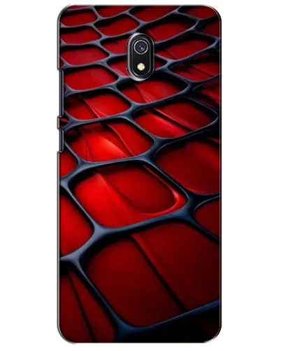 Чохол для Xiaomi Redmi 8A з картинкою «Червона глянцева сітка»